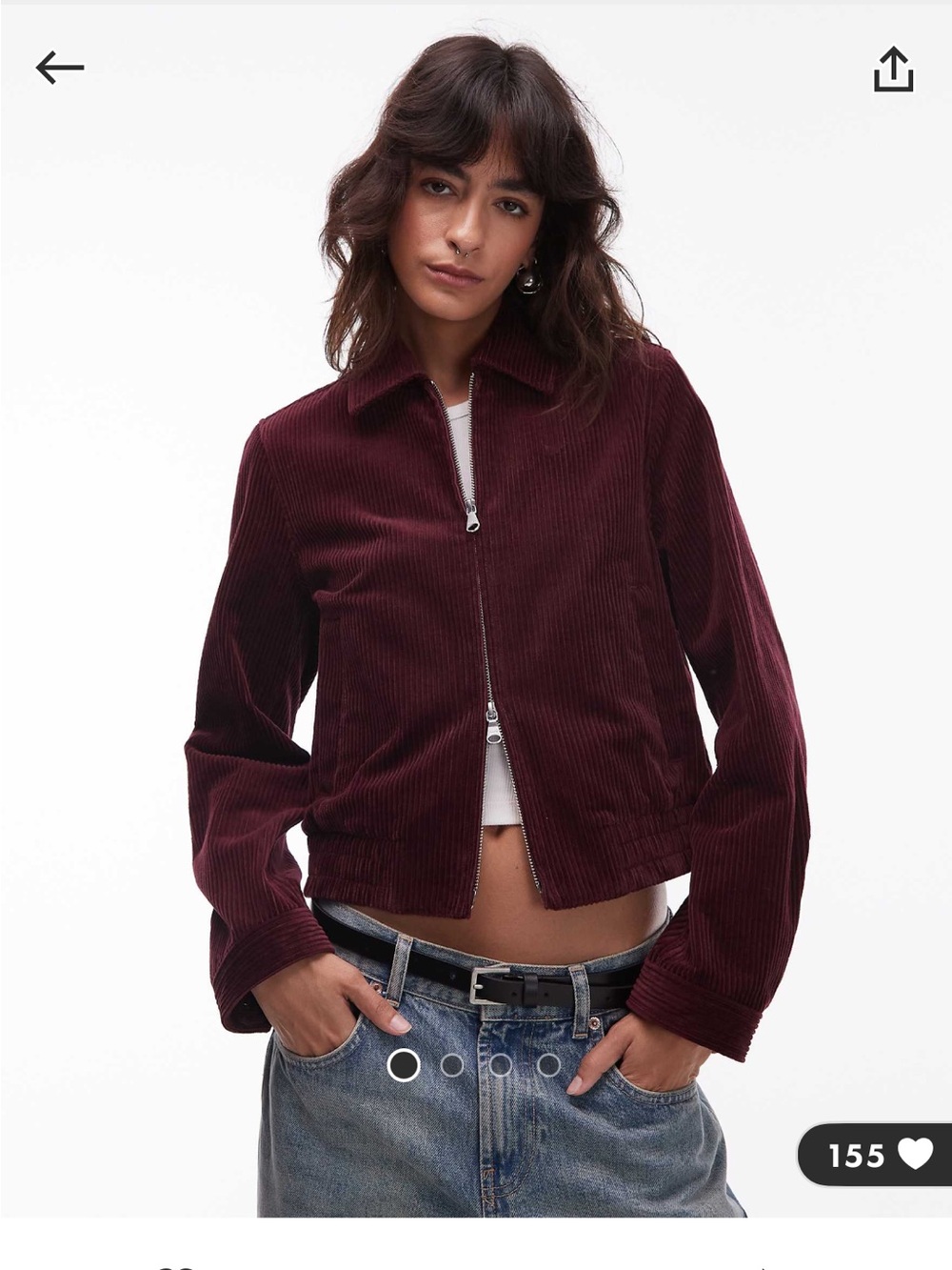 Arket corduroy jacket size large